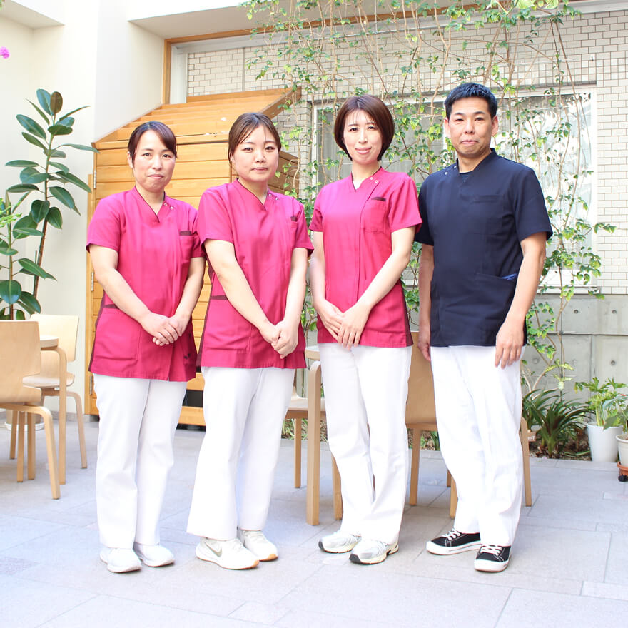 専門性を発揮するリソースナースのスタッフ