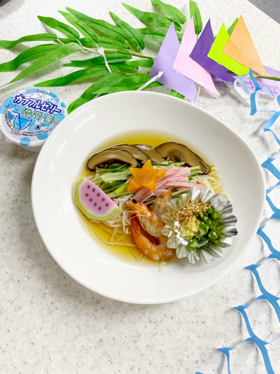 季節の食事。七夕